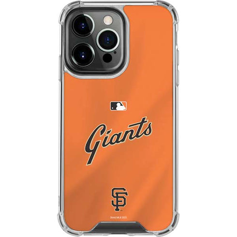 MLB San Francisco Giants Alternate Home Jersey iPhone 16 Pro Clear Case